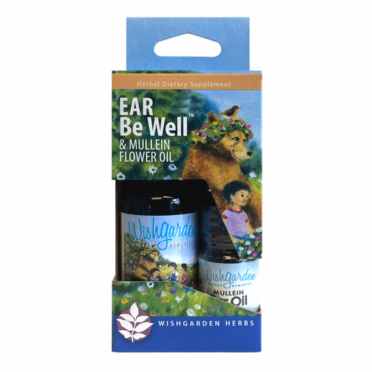 Ear Be Well For Kids + Mullein Flower Ear Oil Kit