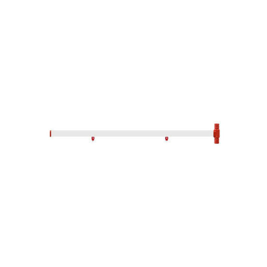 Nipple Water Pipe - 25 inch 2 nipple T ending