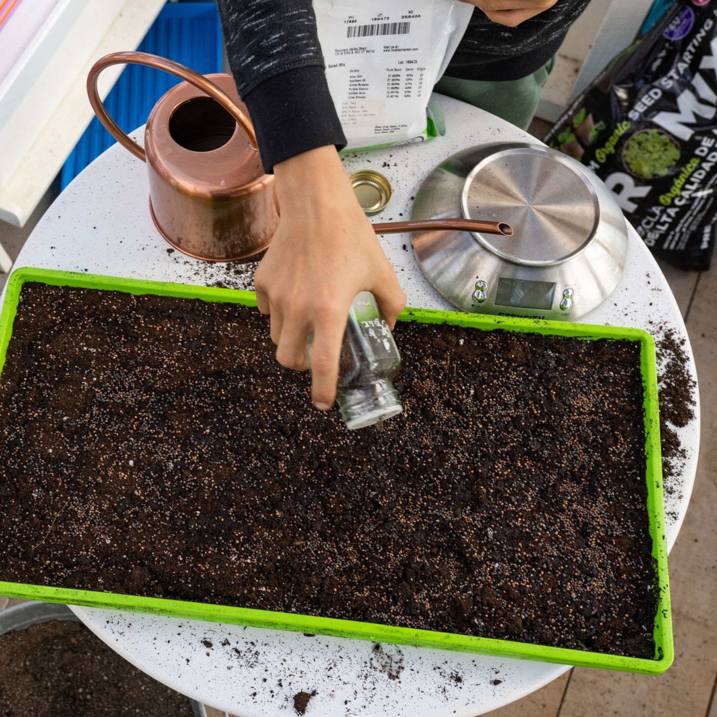 1020 Microgreen Trays — Shallow Extra Strength Colors