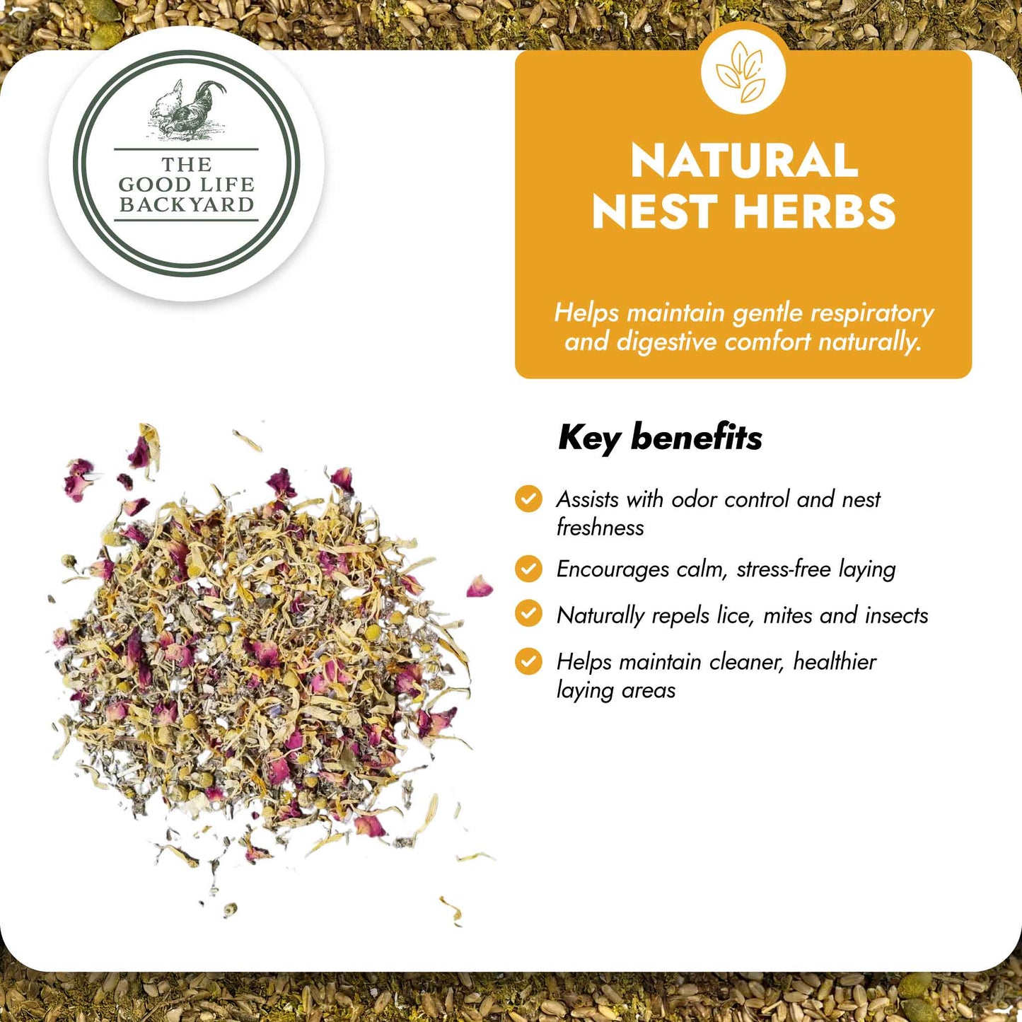 Natural Nest Herbs - Nest Blend (Chicken Feed Additive)