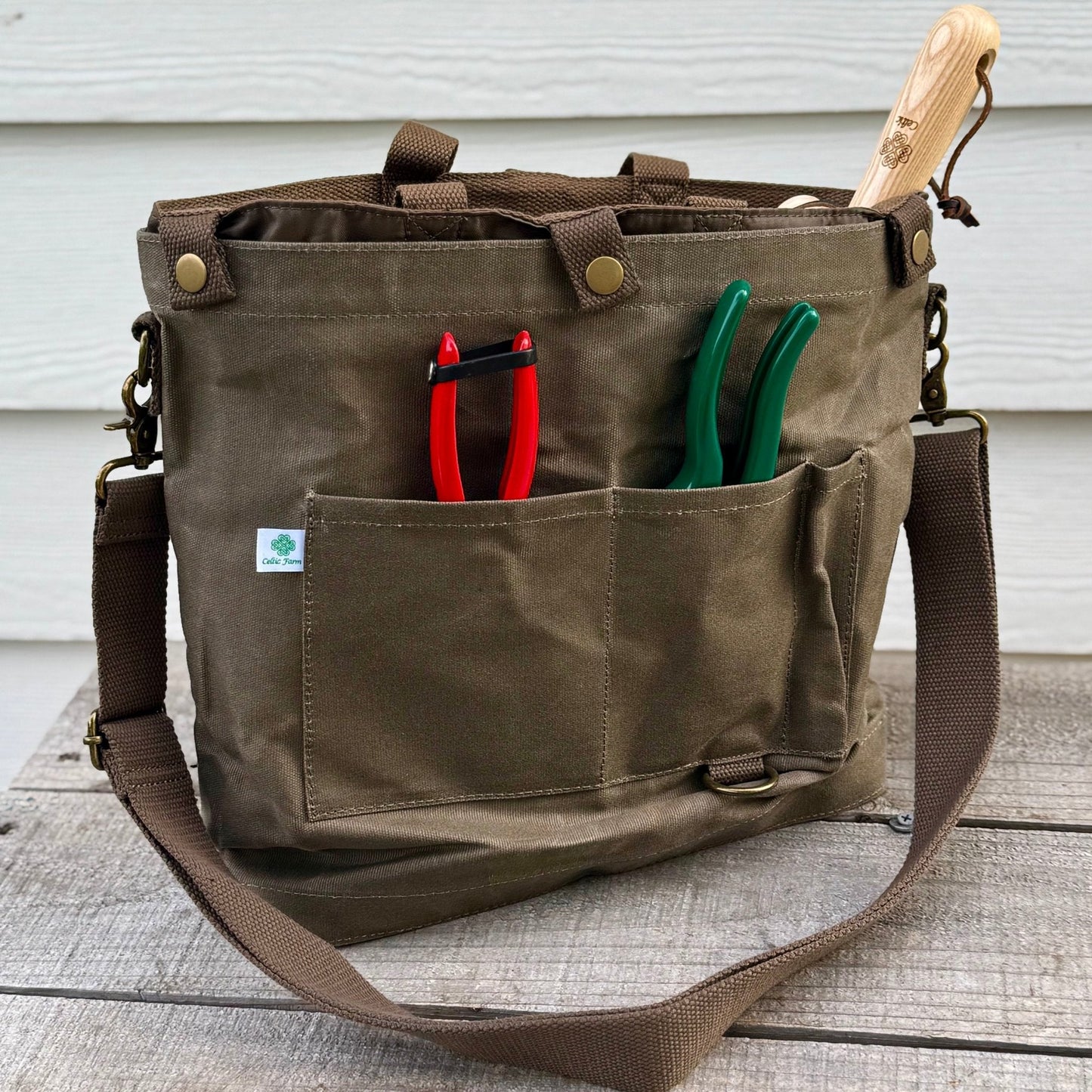 Gardener's Multipurpose Shoulder Bag  | For Tools, the Market or Harvest