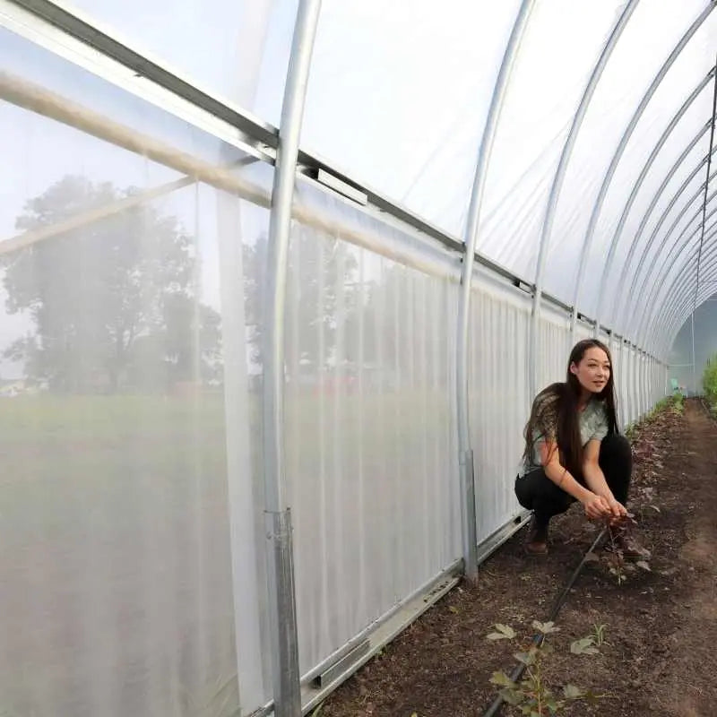 30' Round All-Metal Hoop House Kit