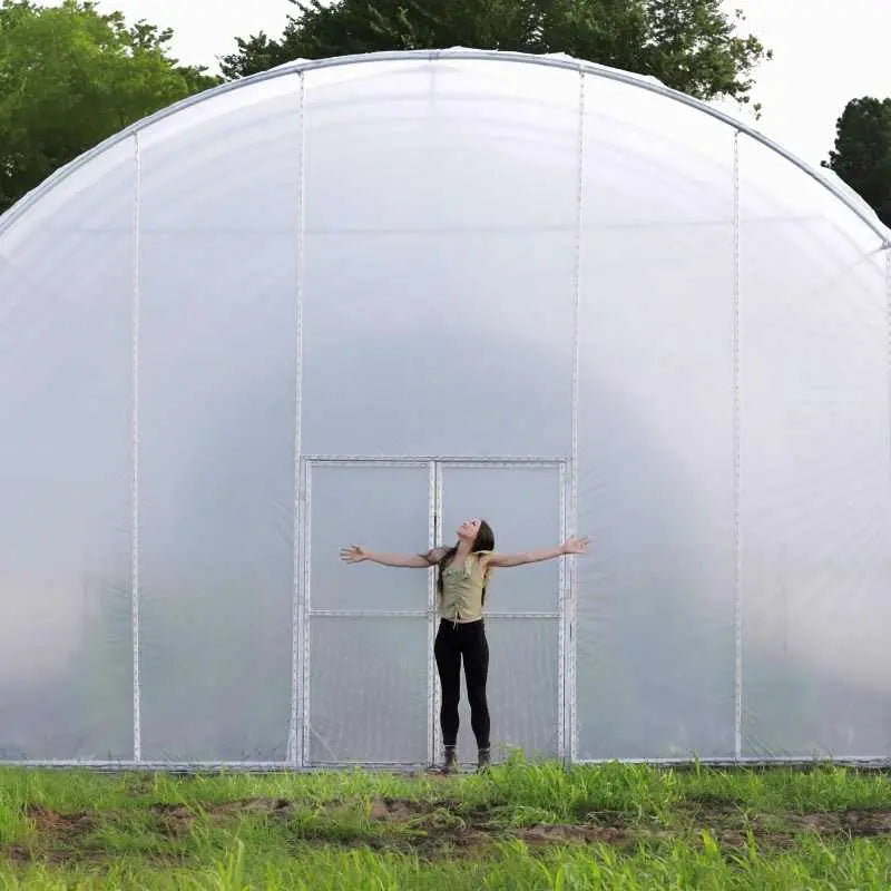 30' Round All-Metal Hoop House Kit