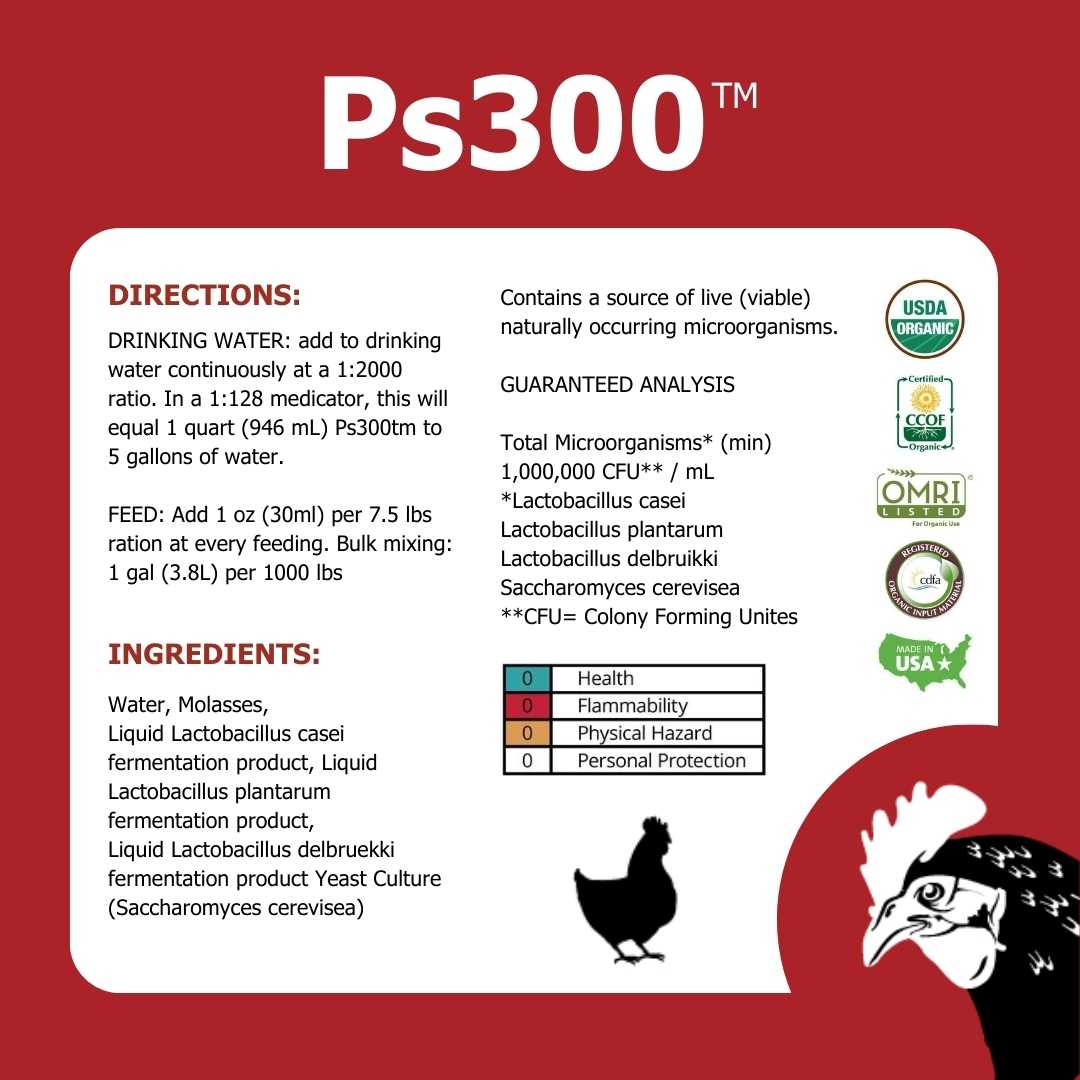 Ps300™ Direct-Fed Microbial Probiotic