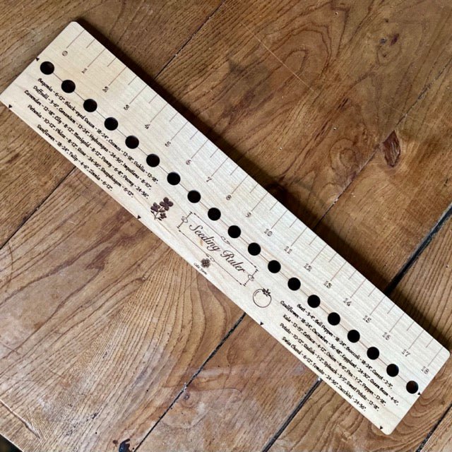 American Hardwood Seed and Bed Ruler - Made in US with American Lumber ...