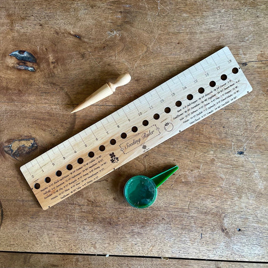 Seeding Gift Set — Dibble, Seeder and Ruler