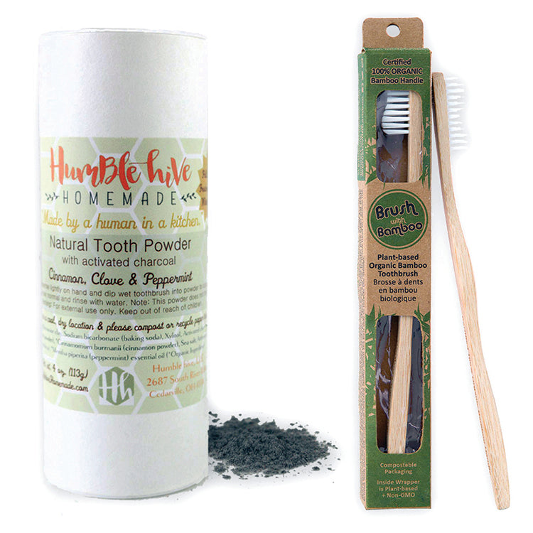 Tooth Powder Items Toothbrush & Tooth Powder Set – Grit