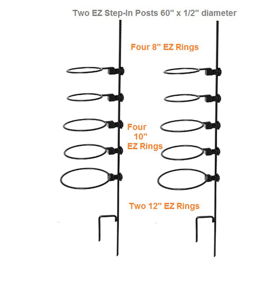EZ STEP GARDENER'S SPECIAL BONUS PACK, SUNSET ORANGE