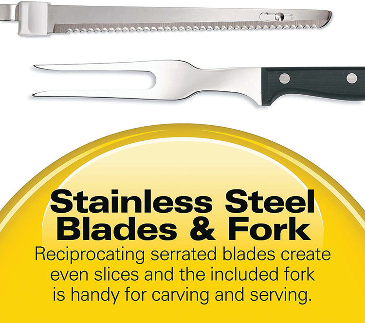 ELECTRIC KNIFE WITH STORAGE CASE