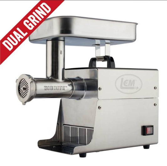 DualGrind™ #8 BigBite® Meat Grinder - 0.5HP