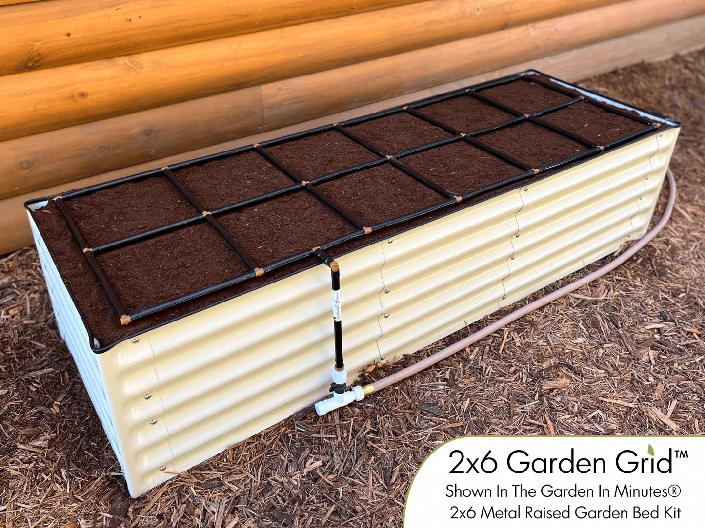 METAL RAISED GARDEN BED KITS WITH GARDEN GRIDS