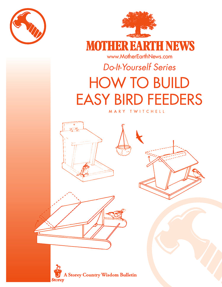 HOW TO BUILD EASY BIRD FEEDERS, E-HANDBOOK