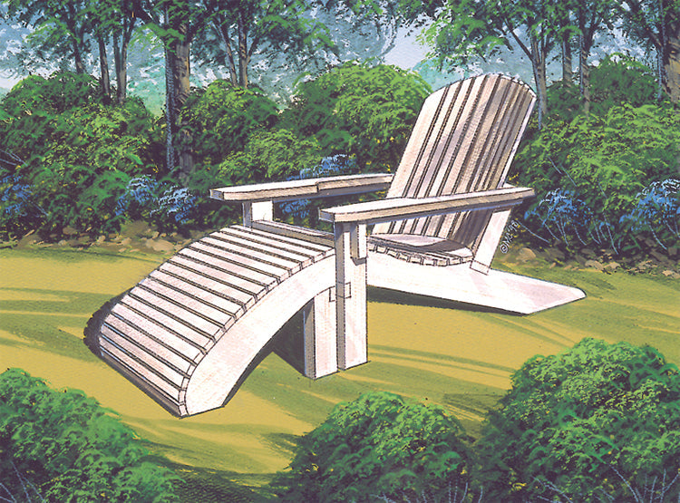 Adirondack Chair, E-Plan
