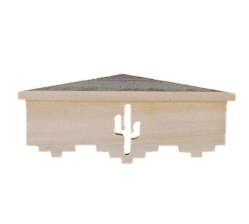 Corner Shelf With Cactus, E-Plan