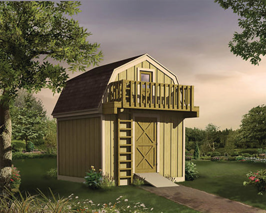 Sellersville Shed With Loft, E-Plan