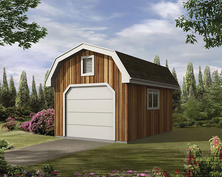 Marcella Barn Storage Shed, E-Plan