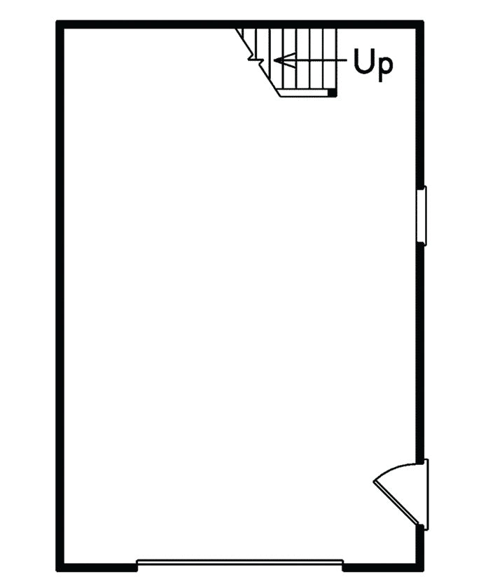 Cheyenne Garage With Loft, E-Plan