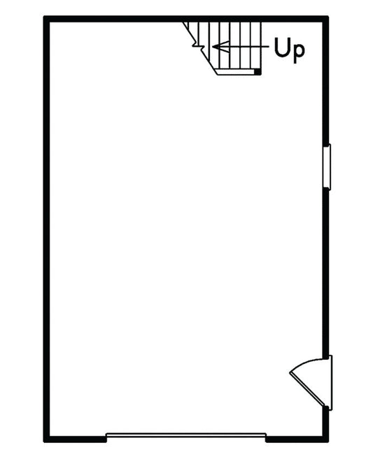 Cheyenne Garage With Loft, E-Plan