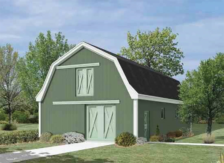 Farmville Horse Barn Building, E-Plan