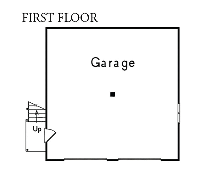 Magdelena 2-Car Garage Apartment, E-Plan
