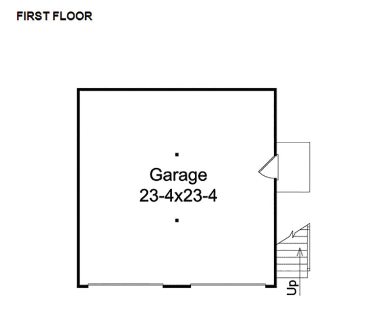 Kalinda 2-Car Garage Apartment With Exterior Entrance, E-Plan