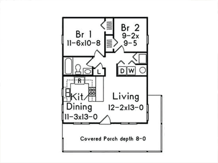 Edgebriar Cabin Home, E-Plan