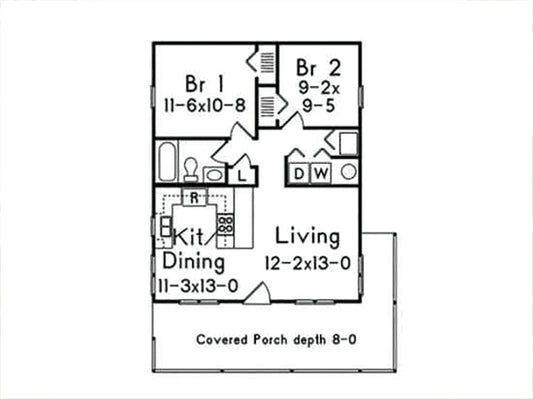 Edgebriar Cabin Home, E-Plan
