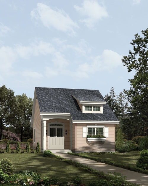 2-Car Side Garage With Shop, E-Plan