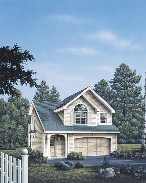 2-Car Garage Apartment, E-Plan