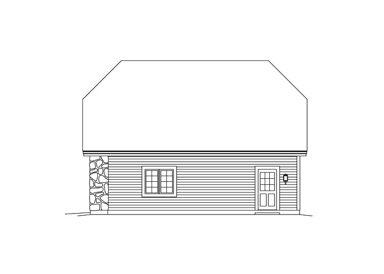 3-Car Garage With Bonus Room, E-Plan