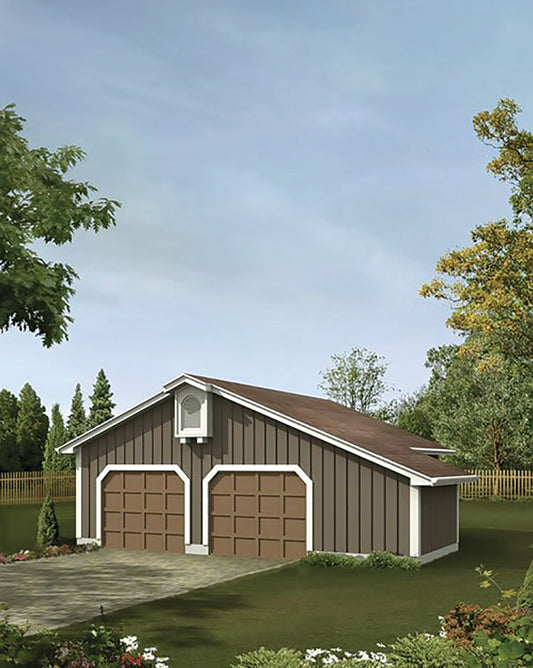 Lanita Two-Car Garage, E-Plan