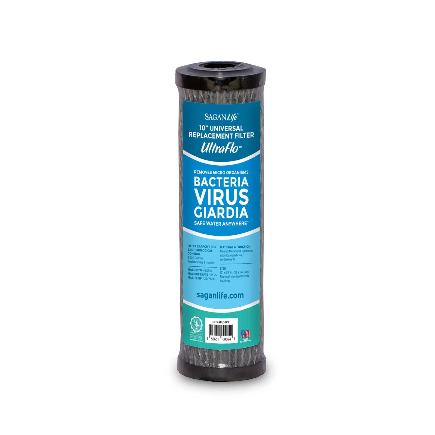 ULTRAFLO™ UNIVERSAL 10" WATER FILTER