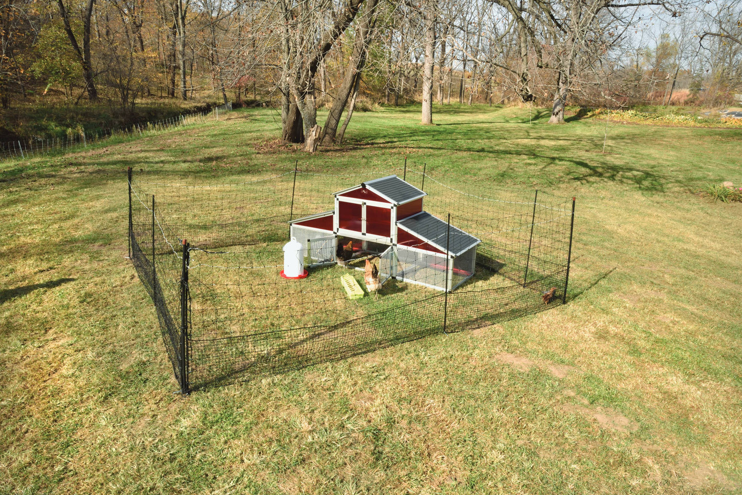 POULTRYNET GATE (4FT X 48'' TALL) BLACK/WHITE