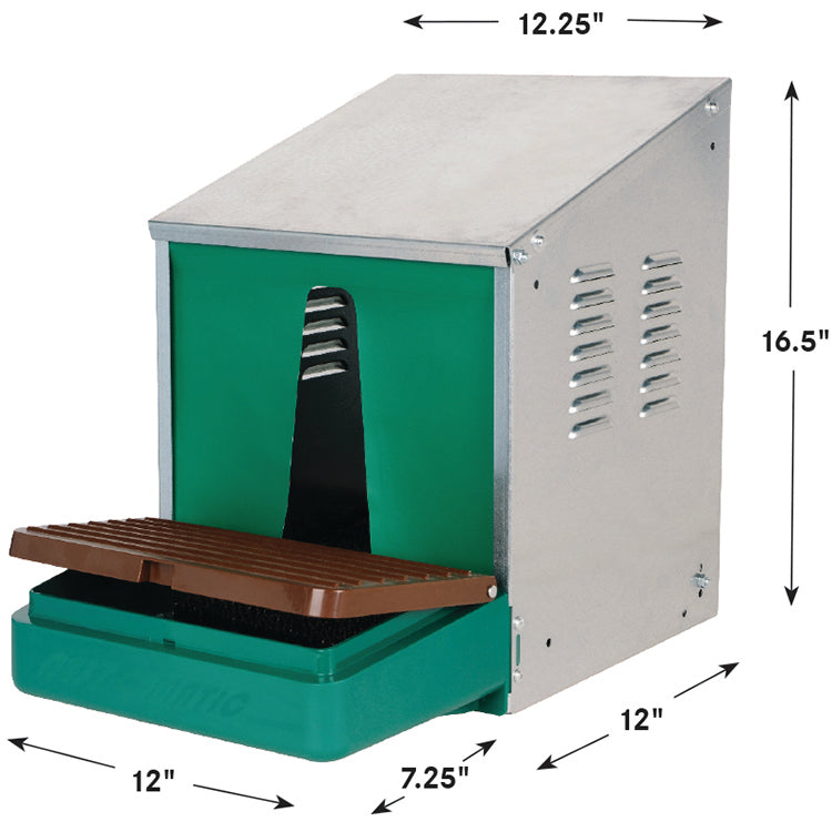 NEST-O-MATIC GALVANIZED NEST BOX