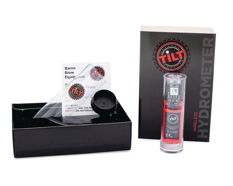 BLACK DIGITAL HYDROMETER AND THERMOMETER