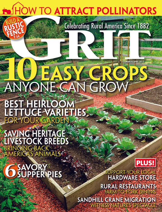 GRIT MAGAZINE, MARCH/APRIL 2012