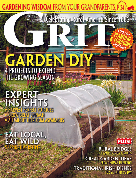 GRIT MAGAZINE, MARCH/APRIL 2016