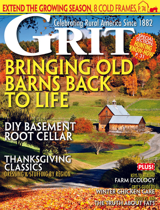 GRIT MAGAZINE, NOVEMBER/DECEMBER 2016