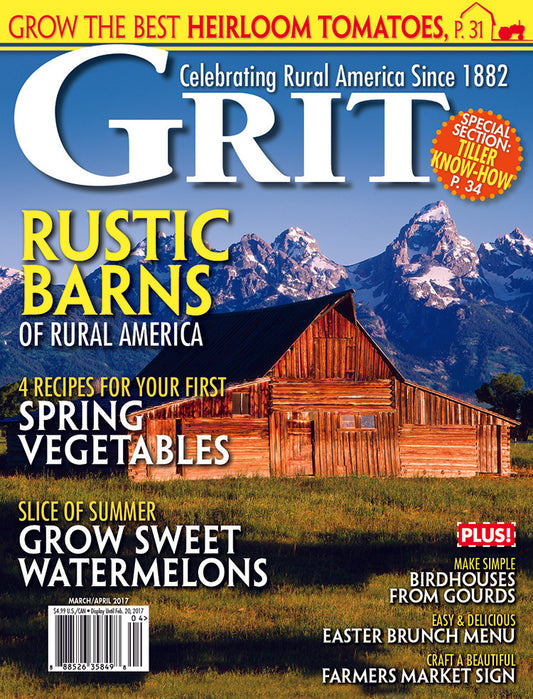 GRIT MAGAZINE, MARCH/APRIL 2017