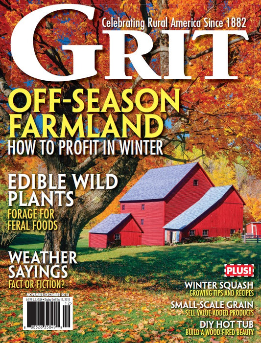 GRIT MAGAZINE, NOVEMBER/DECEMBER 2018